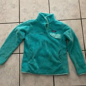 teal patagonia button up, size M (runs small)